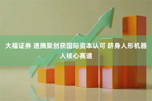 大福证券 速腾聚创获国际资本认可 跻身人形机器人核心赛道